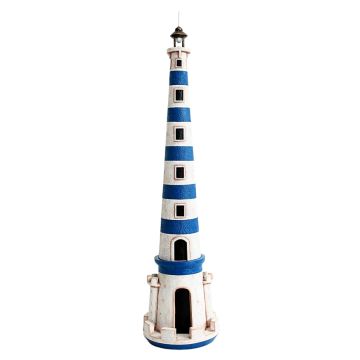 Leuchtturm blau weiß verkleinert