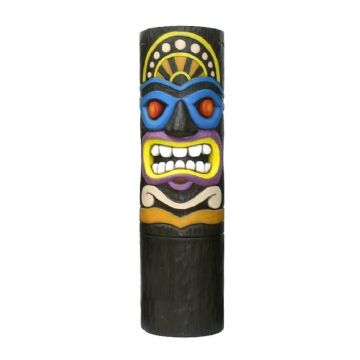 Tiki Maske Wanddeko 1 lebensgroß