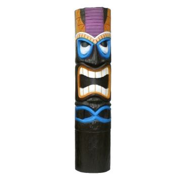 Tiki Maske Wanddeko 2 lebensgroß