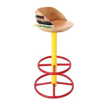 Burger Barhocker vergrößert