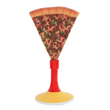 Pizzastück mit Ständer vergrößert