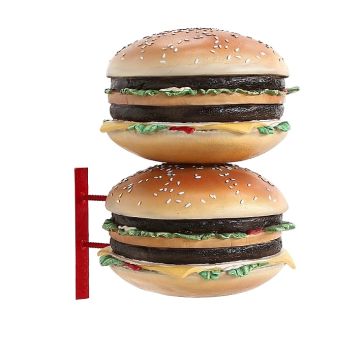 2 Burger für Wand vergrößert