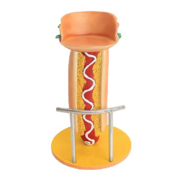 Hot Dog Burger Sitz vergrößert