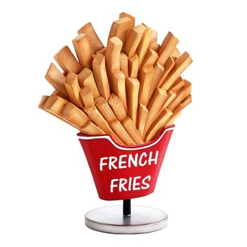 Pommes auf kleinem Ständer vergrößert