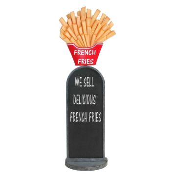 Pommes Angebotstafel vergrößert