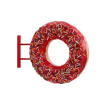 Donut rot für Wand vergrößert