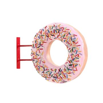 Donut rosa für Wand vergrößert