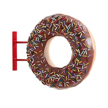 Donut braun für Wand vergrößert