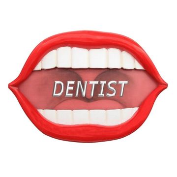 Mund *Dentist*  übergroß XXL