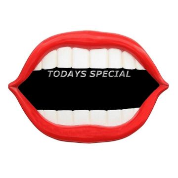 Mund *Todays Special* schwarz vergrößert