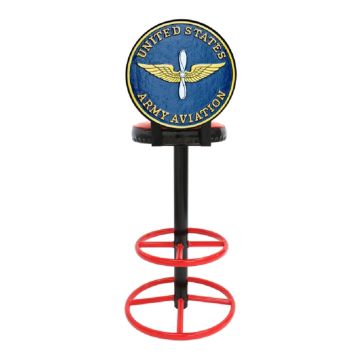 US Army Aviation Barhocker lebensgroß