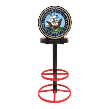 US Marine Corps Navy Barhocker  lebensgroß
