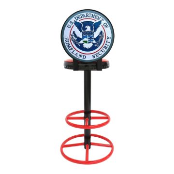 US Homeland Security Barhocker lebensgroß