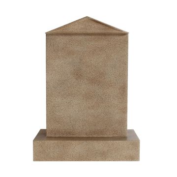 Grabstein mit Sandsteineffekt 1 lebensgroß