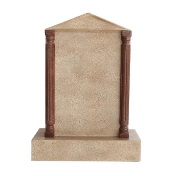Grabstein mit Sandsteineffekt 38 lebensgroß