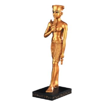 ägyptischer Pharao Statue Gold verkleinert