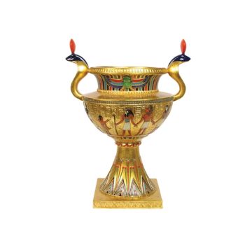 ägyptische goldene Vase  lebensgroß