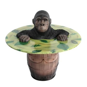 Gorilla Fasstisch lebensgroß