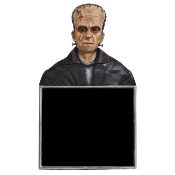 Monster Frankenstein Büste Angebotstafel lebensgroß