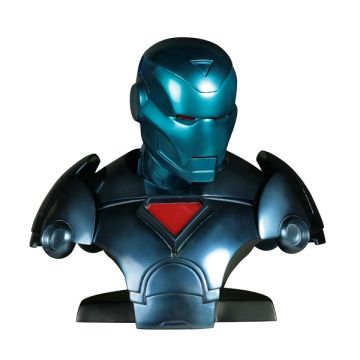 Iron Man blau Büste lebensgroß