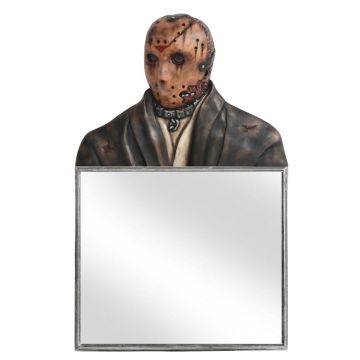Monster Jason Voorhees Spiegel Quadrat lebensgroß