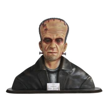 Monster Frankenstein Büste Visitenkartenhalter lebensgroß