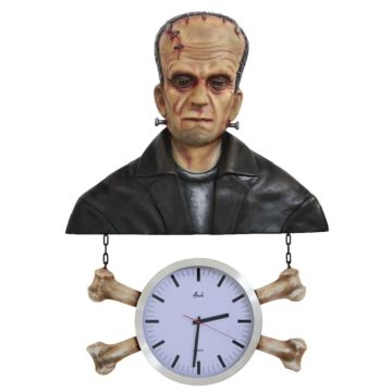 Monster Frankenstein Uhr lebensgroß
