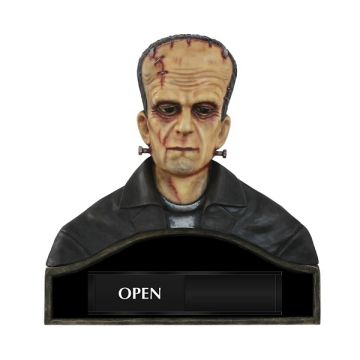 Monster Frankenstein Büste Open Closed lebensgroß