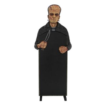 Monster Frankenstein Angebotstafel groß lebensgroß