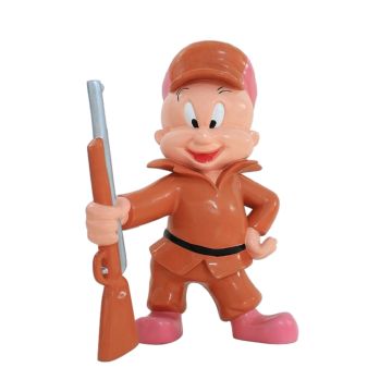 Elmer mit Waffe lebensgroß