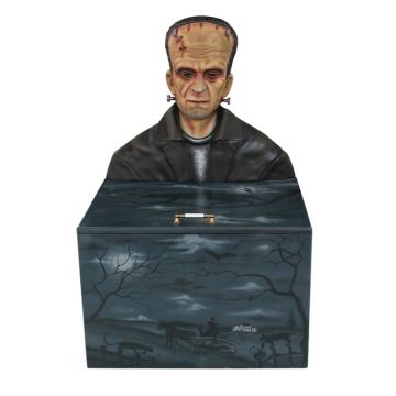 Monster Frankenstein Spielzeugkiste lebensgroß
