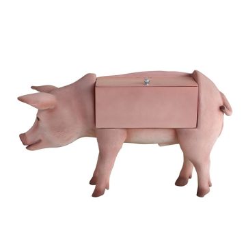 Schwein Spielzeugkiste lebensgroß