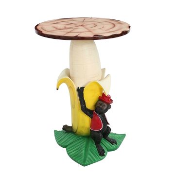 Bananentisch mit kleiner Fläche verkleinert