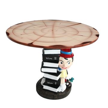 Pinocchiotisch mit großer Fläche verkleinert
