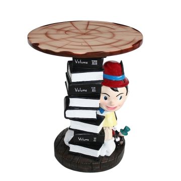 Pinocchiotisch mit kleiner Fläche verkleinert