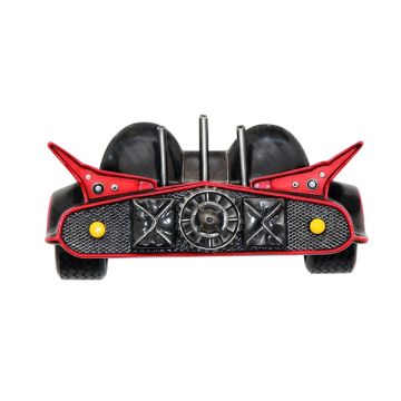 Wanddeko Batmobil mit Flügeln Schwarz Rot verkleinert