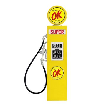 Tankstelle Gelb als Wanddeko groß lebensgroß