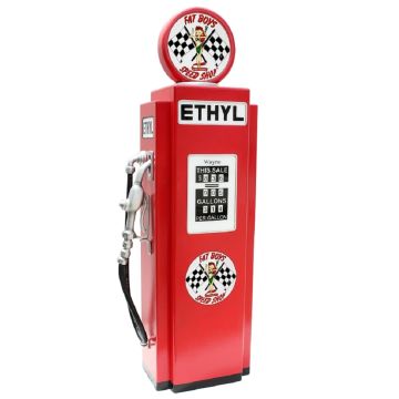 Route 66 Tankstelle Rot als Schrank groß lebensgroß