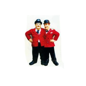 Dick und Doof zusammen klein verkleinert