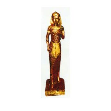 stehende Ägypterin Gold verkleinert