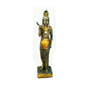 stehende Ägypterin Gold Silber verkleinert