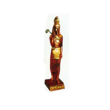 stehender Ägypterin Kupfer Gold verkleinert