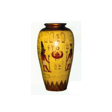 ägyptische Vase lebensgroß