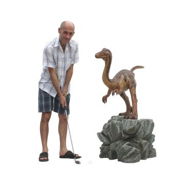 Dinosaurier Raptor lebensgroß