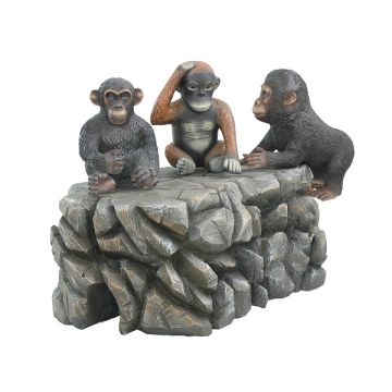 BabyAffe, BabyGorilla und BabyOranguten lebensgroß
