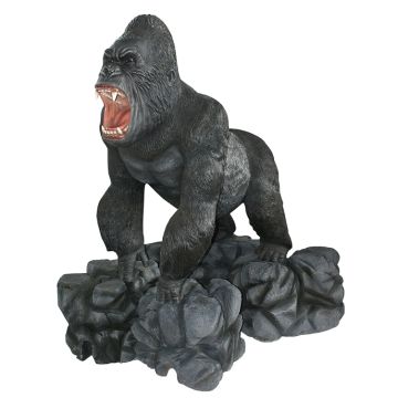 Gorilla wütend lebensgroß