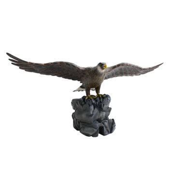 Adler mit Golfloch lebensgroß