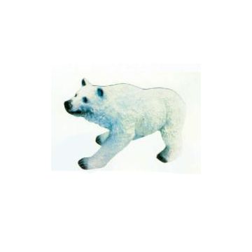 kleiner laufender Eisbär verkleinert