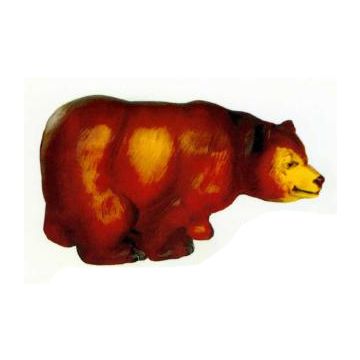 kleiner Braunbär stehend verkleinert