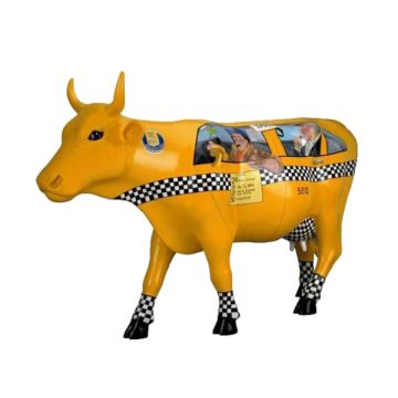 Kuh Taxi lebensgroß